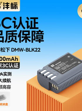 沣标DMW-BLK22电池适用松下S5 S5K S5M2 GH6 GH5M2 S52X G9M2相机