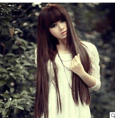 Perruque Long cheveux raides - Ref 2610066 Image 1