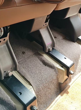 丰田LC76后排座椅调节器后移改装件无损安装增大后排空间