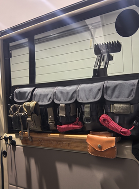 丰田70系列战术尾门包适配LC71/76/78可个性DIY扩展魔术贴一对装