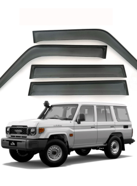 丰田LC71/76/78/79车窗晴雨挡雨眉遮阳板加宽加厚进口原材质保5年