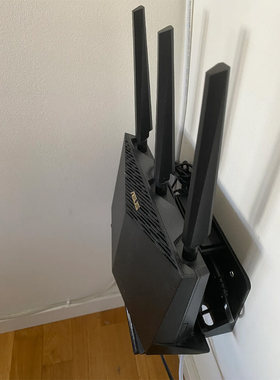 适用Asus华硕BE86U AX86U路由器墙面壁挂支架墙壁安装挂架收纳架