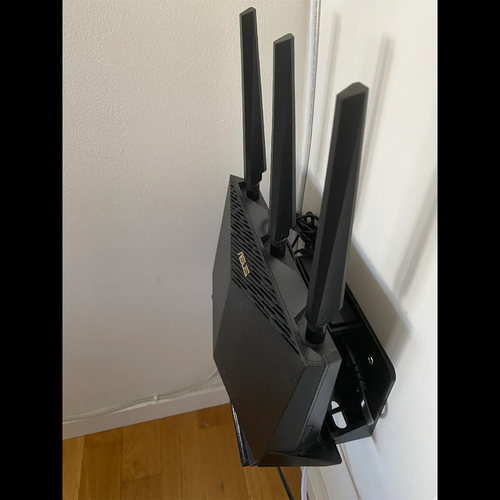 Asus华硕BE86U AX86U路由器墙面壁挂支架墙壁安装挂架收纳架