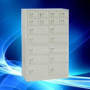 酒店贵重物品保管箱18门宾馆银行大堂物品保险柜寄存柜机械保险箱