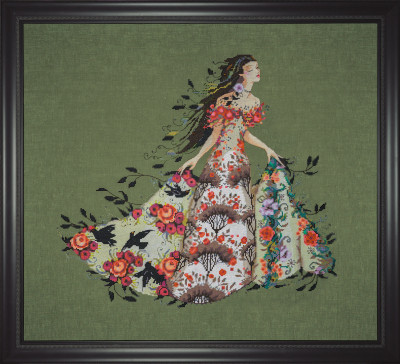 T2333   【 Q fish Cross stitch Kit 】 RW932   MD188   reserve   primary sweep drawing