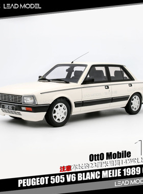 【领衔】现货|标致Peugeot 505 V6 BLANC MEIJE OTTO 1/18车模型