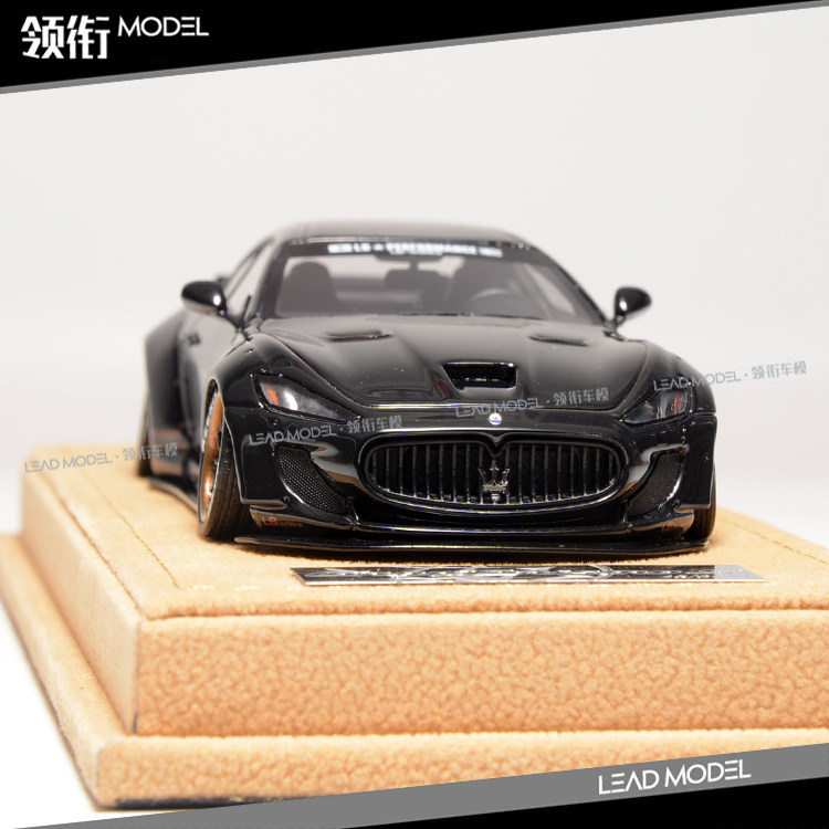 现货|ym model lb 联名 1/43 车模型 玛莎拉蒂 maserati 黑