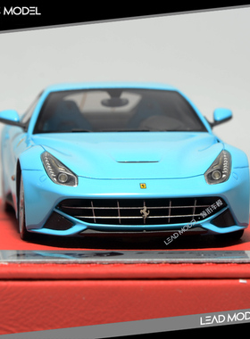 现货|BBR Deluxe 1/43  F12 BB蓝 手板车模型 限量版