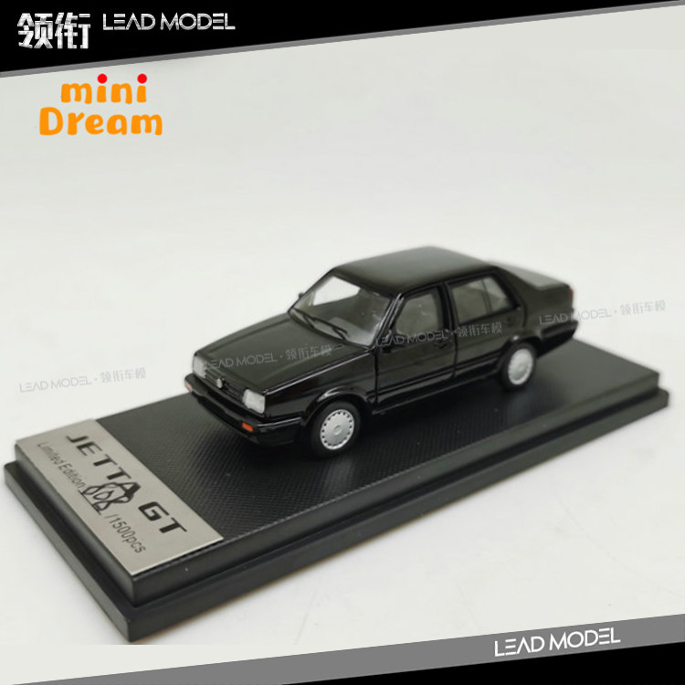 现货|Jetta GT 捷达GT A2 1980 MiniDream迷你梦 1/64 黑色车模型图片