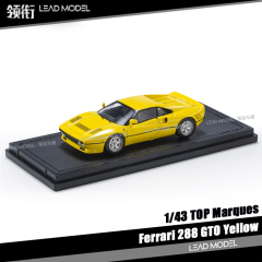 现货|法拉驴 288 GTO Yellow 黄 TOP Marques 1/43 限量版车模型