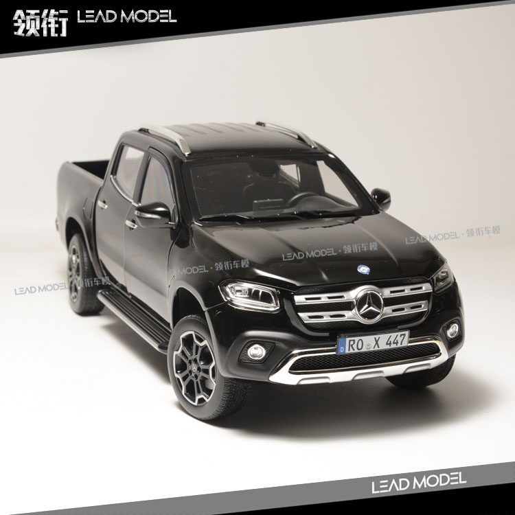 现货|奔驰x级皮卡 奔驰x-klasse 黑色 norev原厂 1/18 合金车模型
