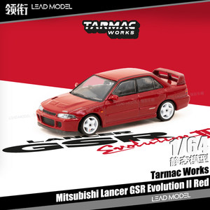 预订|Lancer GSR Evolution II EVO2红色 TARMAC 1/64车模型 TW