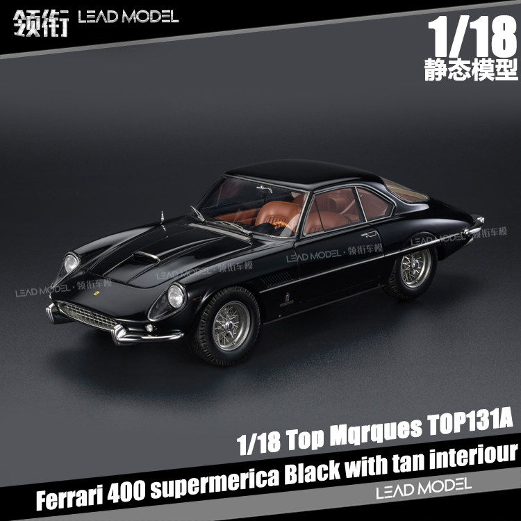 预订|400 supermerica 黑色 top marques 1/18 静态收藏 车模型