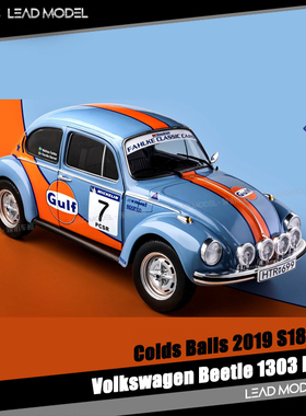 【领衔】现货|Beetle 1303 Rallye Colds 1/18甲壳虫车模型Solido