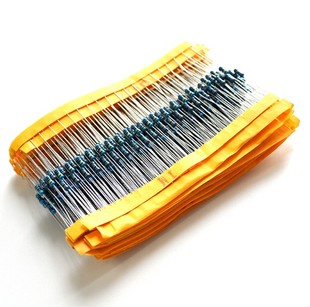 1M金属膜电阻包 0.25瓦 1欧 30种各20个共600个 五色环1%