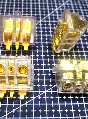 汽车功放音响大电流镀金接线端子（二大一小）