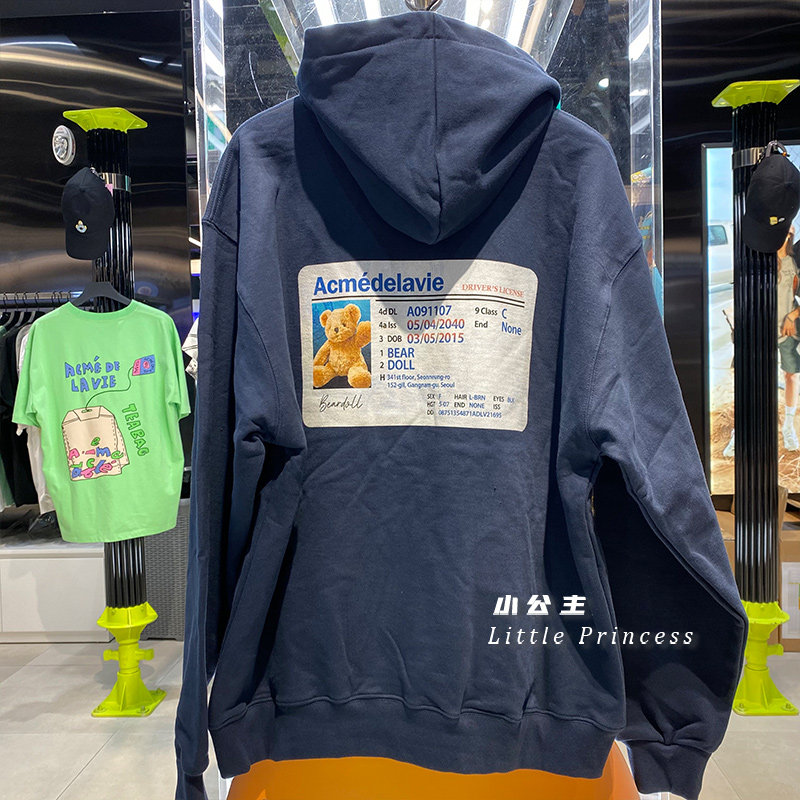 小公主韩国只有adlv新款polo领卫衣翻领不加绒春夏新款宽松复古