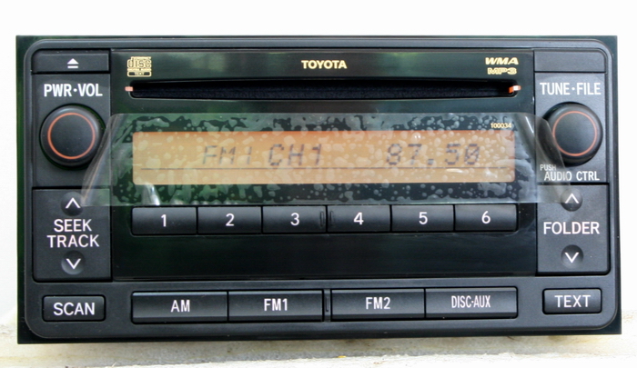 丰田新RAV4原车CD机威驰威姿威乐佳美夏利F3花冠改装 支持AUX/MP3