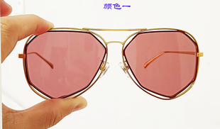 V牌高档太阳镜女士可做近视太阳镜时尚高档圆框大小脸型防紫外线