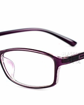 TR90超轻镜框男女时尚镜框紫色眼镜架防蓝光防辐射配近视镜片包邮
