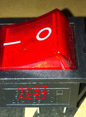 KCD7-2x1 中州牌大6脚 船型开关 翘板开关 【 KCD4-201 】22x28mm