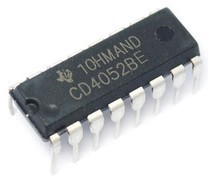 全新CD4052BE TC4052BP HCF4052BE HEF4052BP CD4052 插件