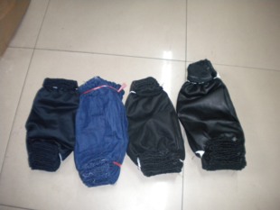 牛仔布袖套劳动布袖套耐磨机械搬运防护护袖人造皮革袖套劳保男女