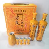 窑湾绿豆烧酒龙腾盛世酒750mlx2瓶42度特有香型徐州新沂特产礼盒