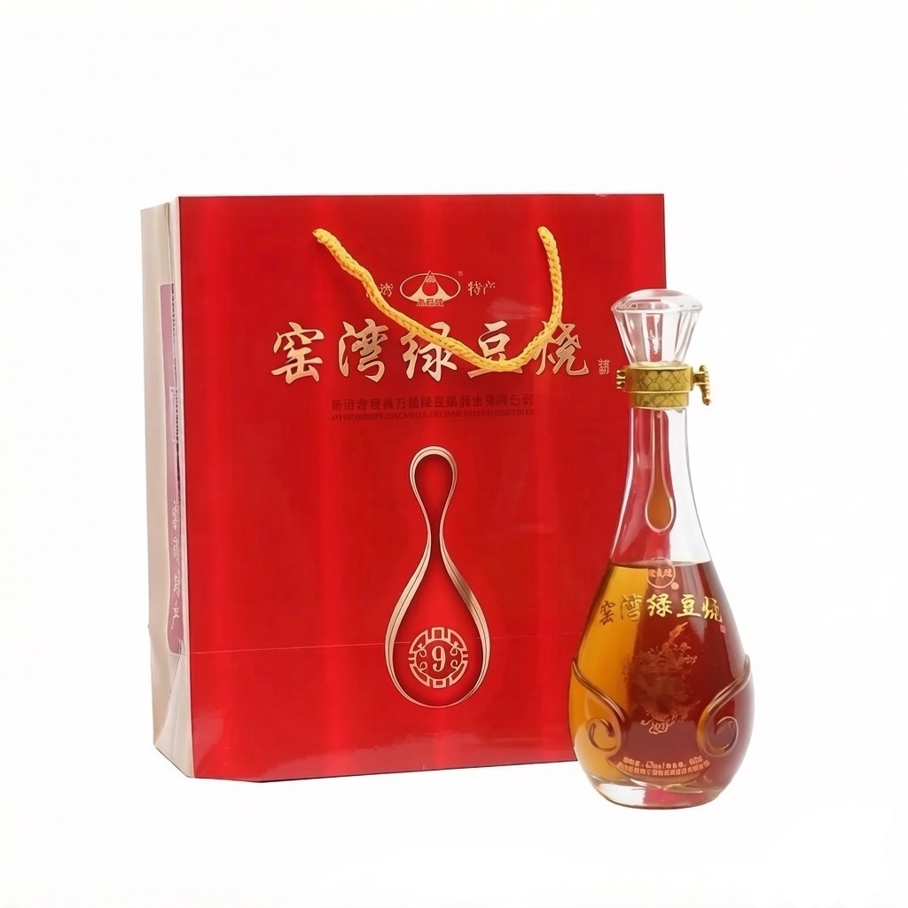 窑湾绿豆烧酒礼宾酒480mlx6瓶一箱42度新沂特产