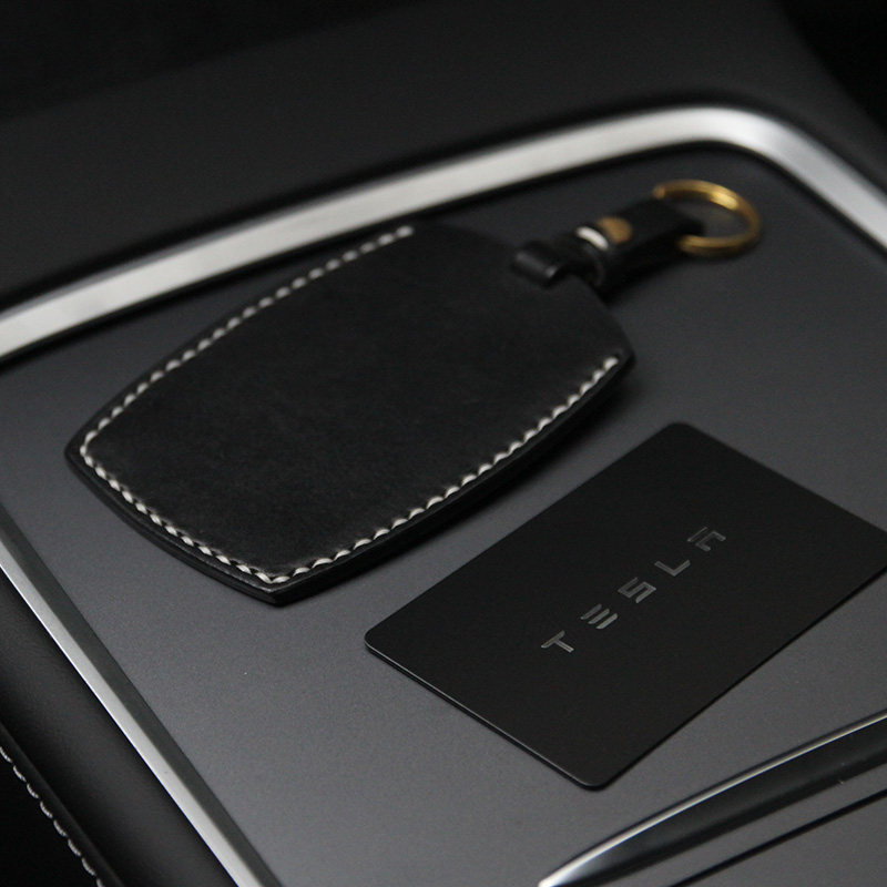 特斯拉定制卡套慢工手工制作