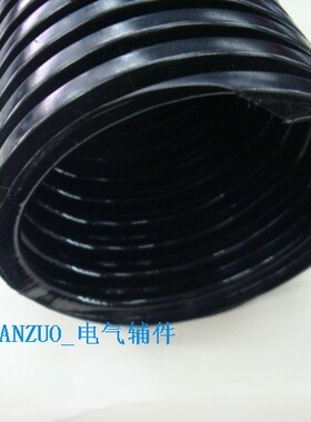 黑色新款尼龙阻燃软管 AD80内径69线束管 电线保护耐寒管25米包邮