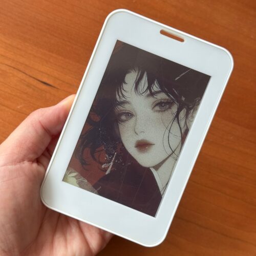 暖风家彩色墨水屏闪卡电子桌牌