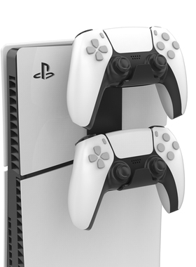 美易支PS5 Dualsense游戏双手柄耳机收纳挂钩支架免打孔安装简单