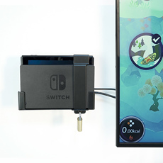 Поддержка хоста 美易支switch金属壁挂收纳支架续航版oled-带防盗功能（带锁）