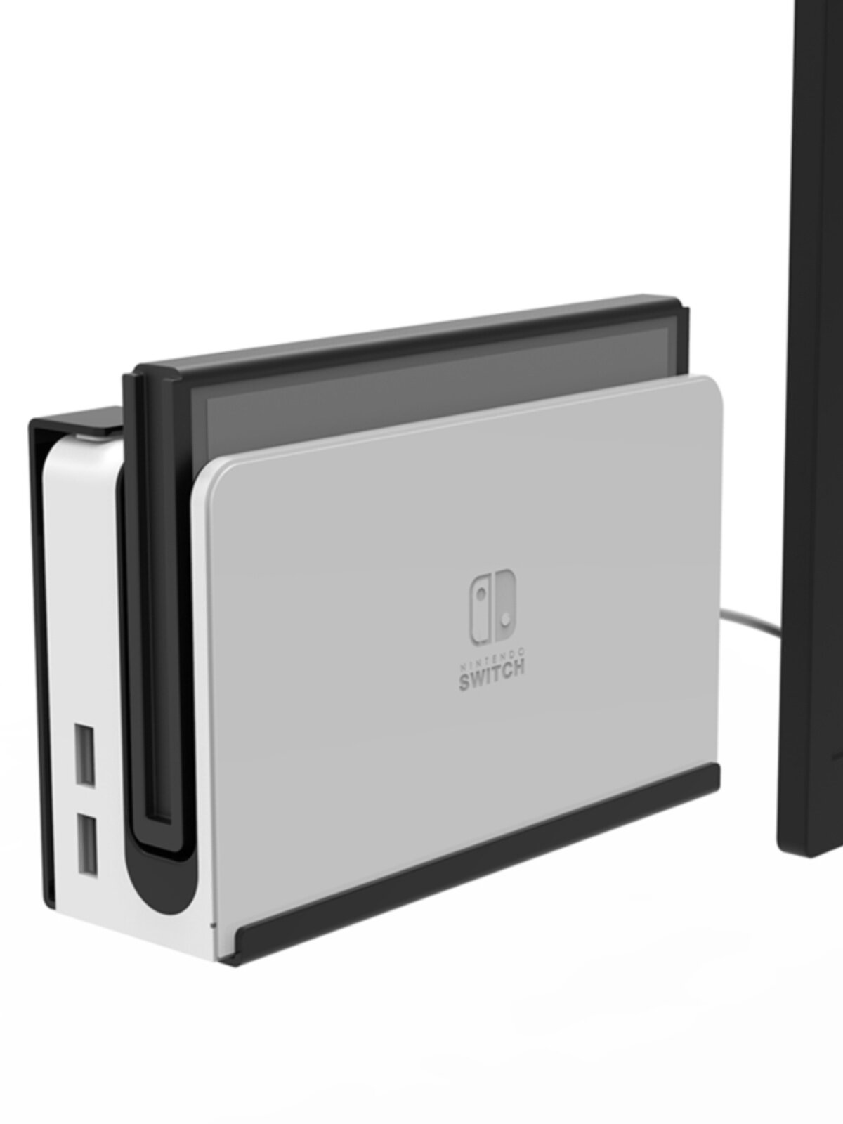 NINTENDO 스위치 OLED 버전 벽걸이 브래킷[스위치의 이전 버전 및 확장 버전과 호환] 금속 단순