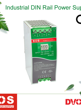 两组电压双输出24V3A和5V2A高效率导轨式开关电源型号NDR-100-CA