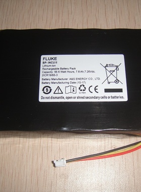 福禄克FLUKE INCU II婴儿培养箱/辐射保暖台分析仪电池BP-INCU II