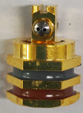 诺信通用热熔喷枪喷嘴1015824双孔夹角15/30度侧喷嘴替代件0.61mm