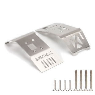 HPI SAVAGE FLUX HP XL 4.6 5.9 大F 前后不锈钢泥挡护甲