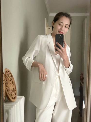 非常30姆米重磅真丝西装黑色经典