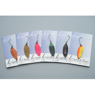 1.6克单钩金属微物鳟鱼马口溪流亮片无倒刺 FACK 日本VALKEIN ICE