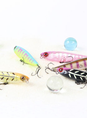 JACKALL Chubby pencil55 水面铅笔 3.1g微物之字狗溪流马口翘嘴