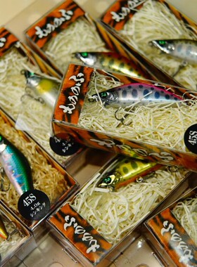 日本BASSDAY溪流路亚米诺微物饵45S 35S 3克4克鳟鱼马口军鱼绝杀