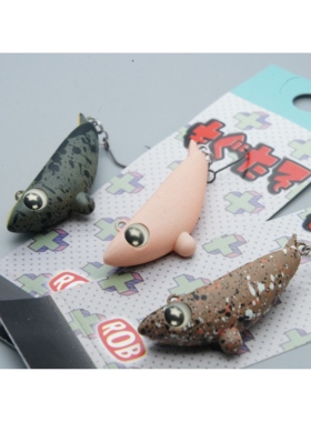 日本ROB 微物VIB鳟鱼路亚黑坑管钓饵4.2克3.8CM全泳层微物单钩