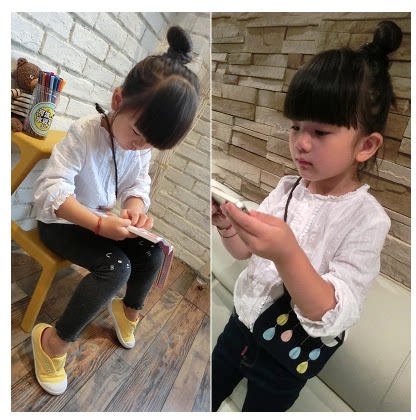 Chemise fille à manche longue - Ref 2087178 Image 1