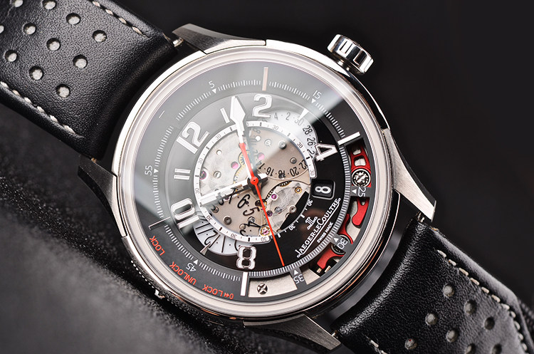 已售出【97新】积家阿斯顿马丁限量版钛合金计时日历折叠扣男表Q192T450