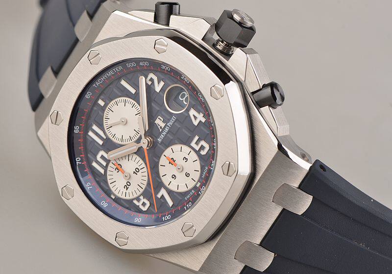 已售出【97新】爱彼皇家橡树离岸型蓝盘计时男表26470ST.OO.A027CA.01