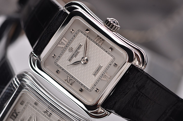 已售出【98新】江诗丹顿历史名作白金方形自动机械女表12100/000G-8710