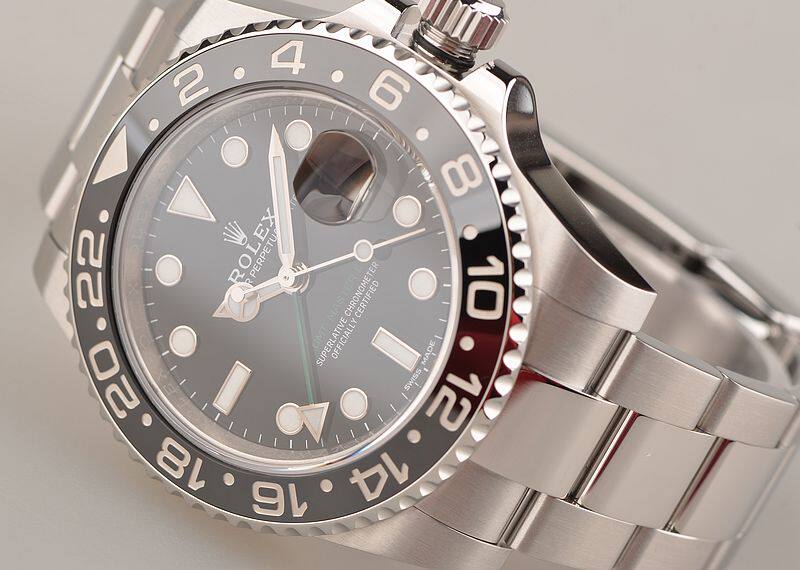 已售出【98新】劳力士GMT Master II黑陶瓷圈自动男表116710LN全套附件