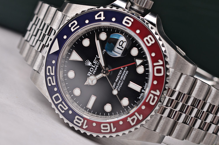 已售出【未使用品】劳力士格林尼治型II型红蓝可乐圈自动男表126710BLRO